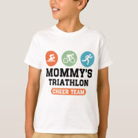 Équipe d'acclamation du triathlon de la maman
