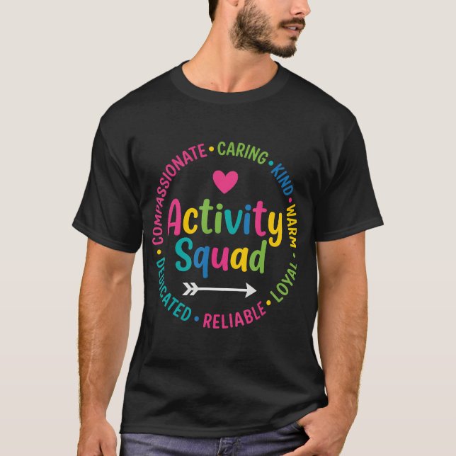 T-shirt Équipe d'activité d'enrichissement de la vie Compa (Devant)