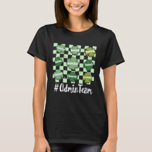 T-shirt Équipe d'administration vintage St Patrick Day C