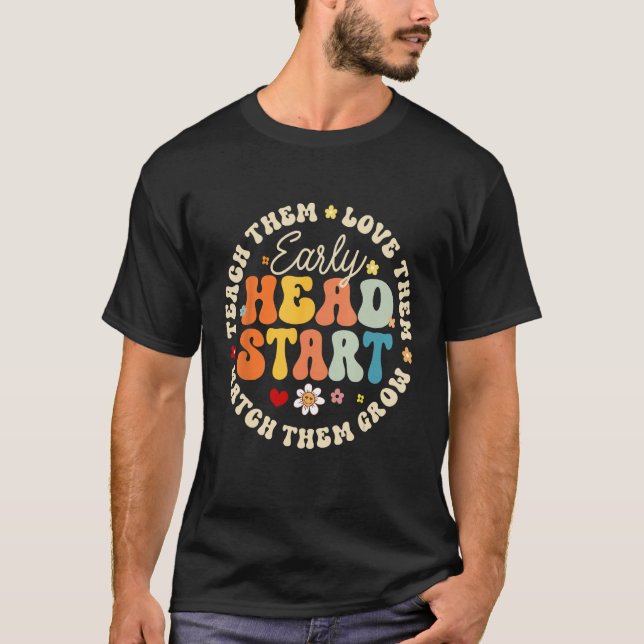 T-shirt Équipe d'aide préscolaire Homeschool Professeur ve (Devant)