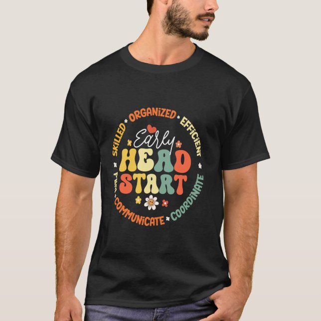 T-shirt Équipe d'aide préscolaire Homeschool Professeur ve (Devant)
