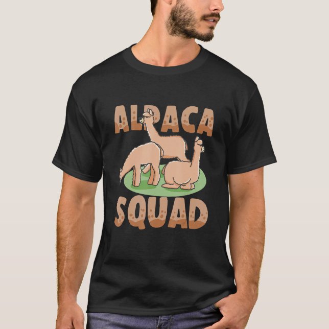 T-shirt Équipe d'Alpaca (Devant)