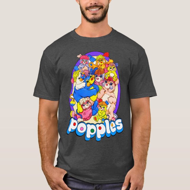 T-shirt Équipe d'amitié Popples rétro (Devant)