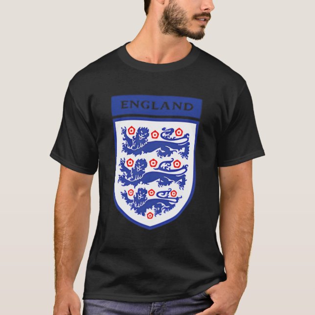 T-shirt Équipe d'Angleterre de football Trois Lions hérald (Devant)