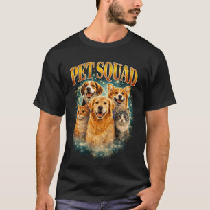 T-shirt Équipe d'animaux de compagnie personnalisée - Grou