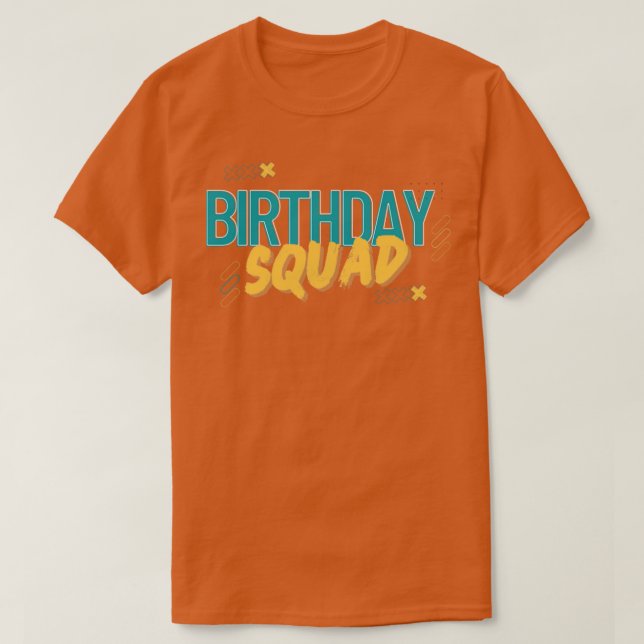 T-shirt Équipe d'anniversaire2 (Design devant)