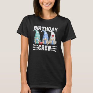 T-shirt Équipe d'anniversaire de l'hôpital Gnome pour doct