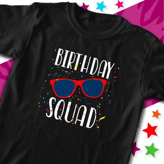 T-shirt Équipe d'anniversaire du cool Fun Matching Group (Créateur téléchargé)