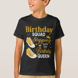 T-shirt Équipe d'anniversaire groupe correspondant fille f