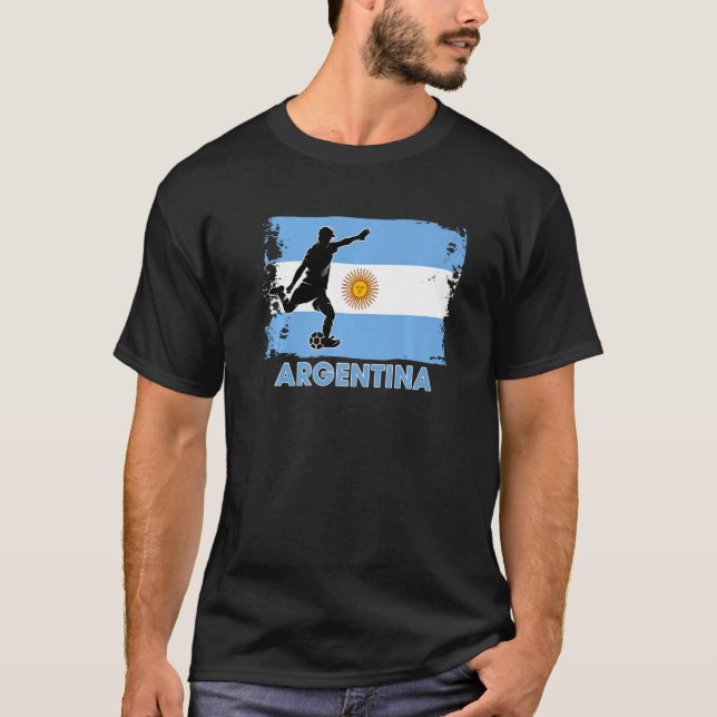 T-shirt Équipe d'Argentine de football 2022 (Devant)