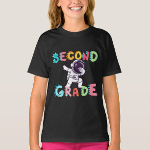 T-shirt équipe d'astronautes de 2e année école enfants gar