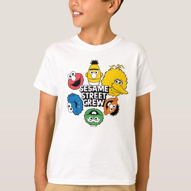 T-shirt Équipe de 1, rue Sésame (Devant)