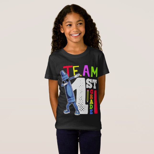T-Shirt ÉQUIPE DE 1ÈRE CLASSE (Devant entier)