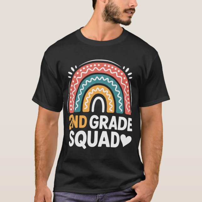 T-shirt Équipe de 2e année École Backo Professeur de deuxi (Devant)