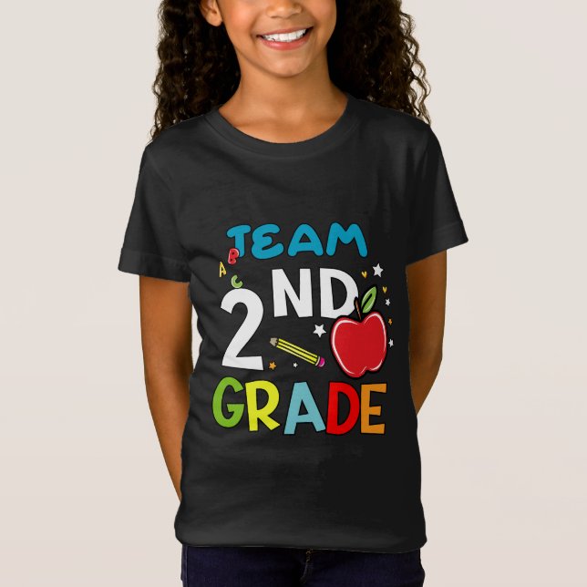 T-Shirt Équipe de 2e année Escadron de 2e année Cadeaux d' (Devant)