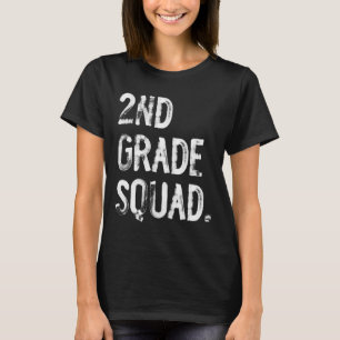 T-shirt Équipe de 2e année Retour à l'école Élève Enseigna