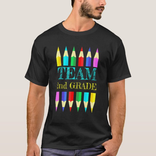 T-shirt Équipe de 2e classe Équipe de brigade de retour à  (Devant)