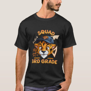 T-shirt Équipe de 3e année 3e année Tigre Première journée