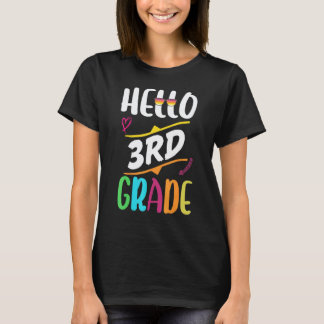T-shirt Équipe de 3e année Bonjour enseignant de troisième