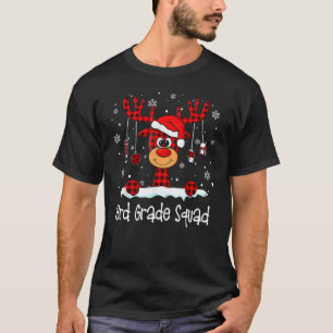 T-shirt Équipe de 3e année carreaux Rennes Chapeau de Père