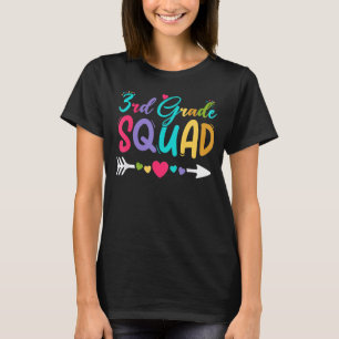 T-shirt Équipe de 3e année Étudiante de 3e année Retournez