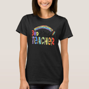 T-shirt Équipe de 3e année Troisième année Retour à l'écol
