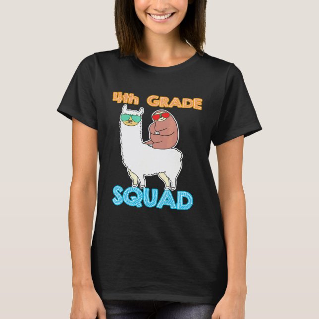 T-shirt Équipe de 4e année Enseignant(e) École Primaire Am (Devant)