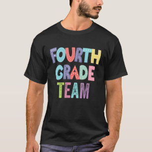 T-shirt Équipe de 4e année Retour à l'école Enseignant