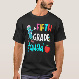 T-shirt Équipe de 5e année Cinquième Enseignant Étudiant É