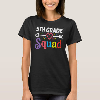 T-shirt Équipe de 5e année Cinquième premier jour d'école 