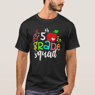 T-shirt Équipe de 5e année de cinquième année Retour à l'é