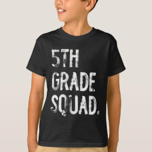 T-shirt Équipe de 5e année retour à l'école élève enseigna
