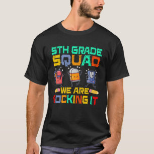 T-shirt Équipe de 5e rentrée premier jour de cinquième ann