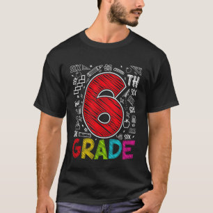 T-shirt Équipe de 6e Professeur de sixième rentrée des cla