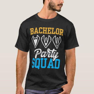 T-shirt Équipe de bachelor party Équipe de mariée Mari