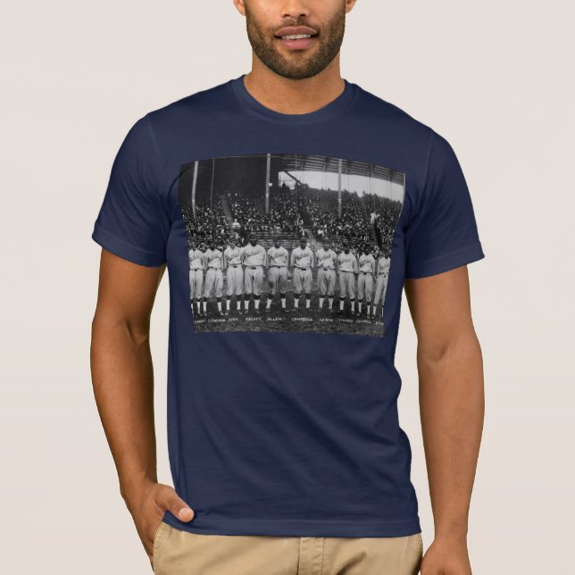 T-shirt Équipe de baseball de club de Hilldale, série (Devant)