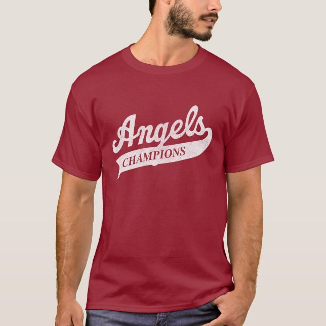 T-shirt Équipe de baseball Los Angeles Angels (Devant)
