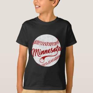 T-shirt Équipe de baseball Minnesota Amour baseball nation
