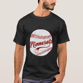 T-shirt Équipe de baseball Minnesota Love Twin City Nation