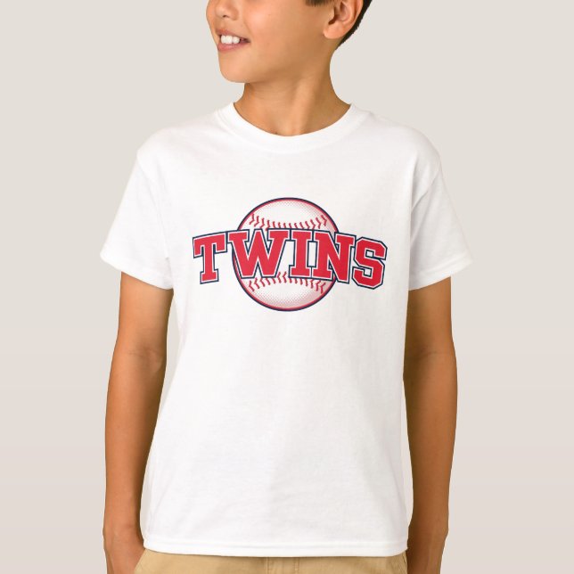 T-shirt Équipe de baseball Minnesota Twin (Devant)