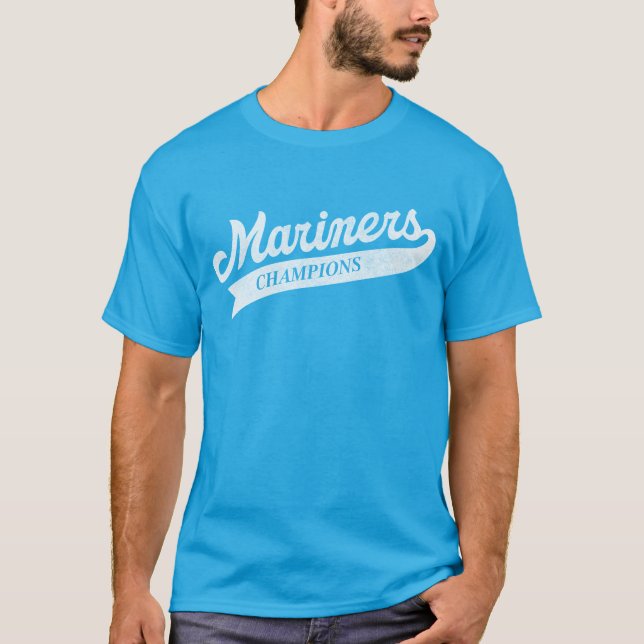 T-shirt Équipe de baseball Seattle Mariner (Devant)