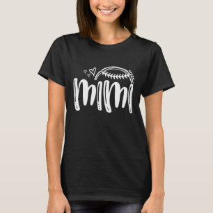 T-shirt Équipe de baseball softball Tball MIMI Heart Game