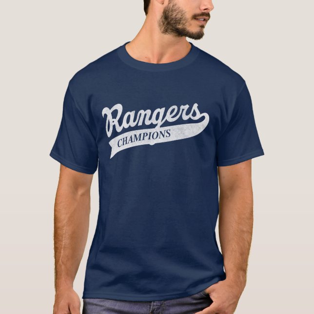 T-shirt Équipe de baseball Texas Ranger (Devant)