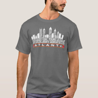 T-shirt Équipe de basket-ball Atlanta 23 joueurs de l'Atla
