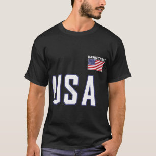 T-shirt Équipe de basket-ball de l'Usa Flag