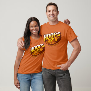T-shirt Équipe de basket-ball Hoops Up Rétro Sports