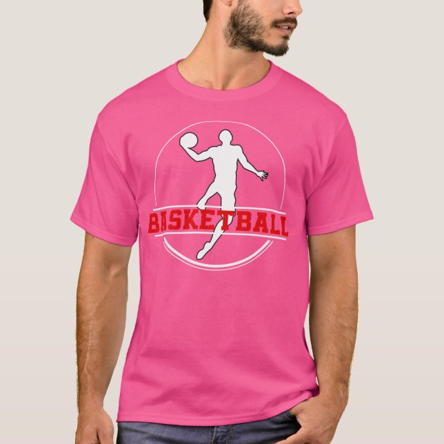 T-shirt Équipe de basket-ball Joueur de basket-ball (Devant)