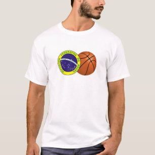 T-shirt Équipe de basket de ressortissant du Brésil