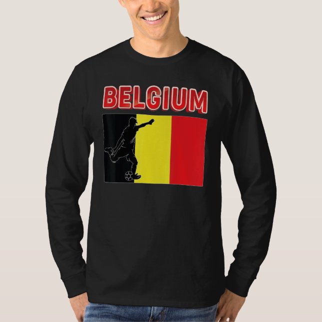 T-shirt Équipe de Belgique du Monde Football Football Ch (Devant)