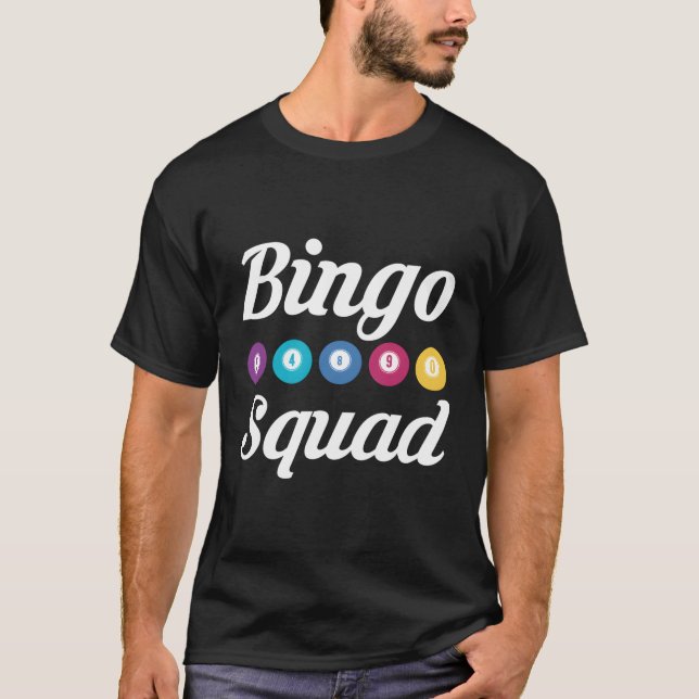 T-shirt Équipe de Bingo (Devant)